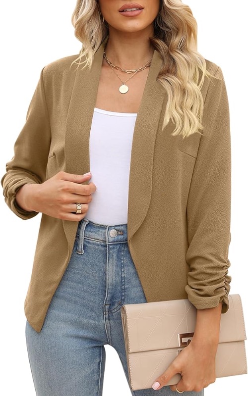 Photo 1 of *STOCK IMAGE FOR REFERENCE*
Women Blazer Open Front Cardigan Jacket Work Office Blazer XL