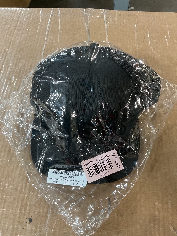 Photo 1 of Trucker Hat Baseball Cap Structured Plain Design 6 Panel, Adjustable Size