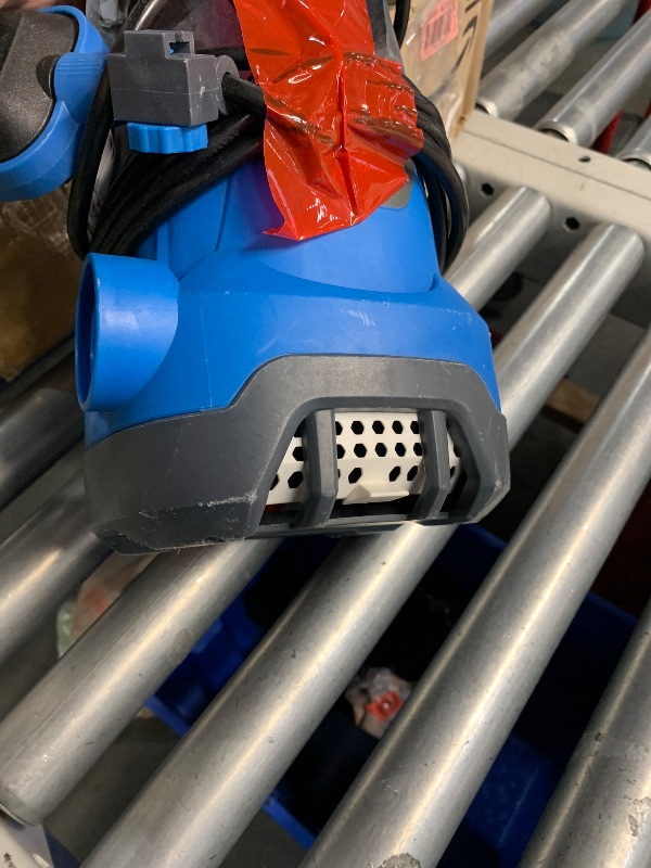 Photo 1 of ***(PARTS ONLY/ NON FUNCTIONAL)***PANRANO 3/4HP Sump Pump Automatic Submersible Water Pump 3500GPH with Float Switch Portable Utility Water Transfer Pumps with Adapters for Pool Draining Hot Tub Rain Barrel Flooded Basement