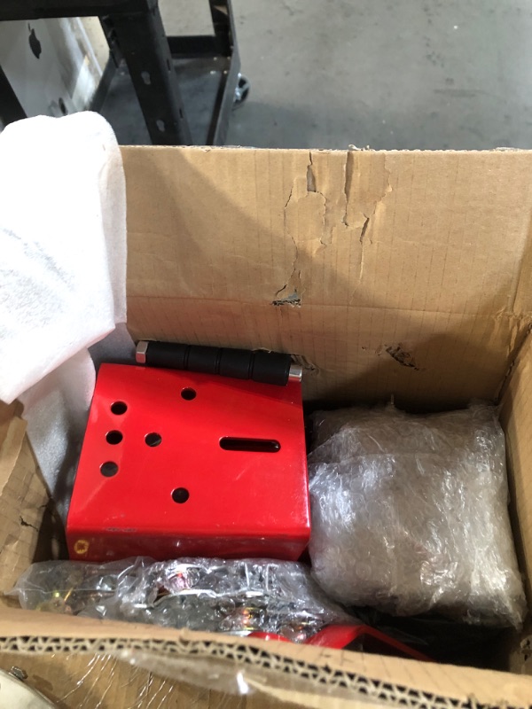 Photo 1 of DNShorix Overhead Garage Storage Lift Hoist, Heavy-duty Ceiling Mounted Garage Storage Lift System for Organization - Supports 8-16ft Ceilings, 300lbs Weight, Easy Installation & Operation (Large)