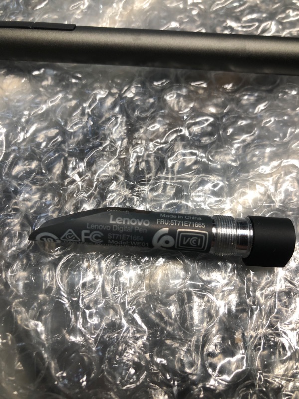 Photo 1 of Lenovo Digital Pen 2 (Laptop) - Ultra-Tactile Response - 4,096 Levels of Pressure - Natural Feel Elastometer Pen Tip - Extended Battery Life - Silver, Grey
