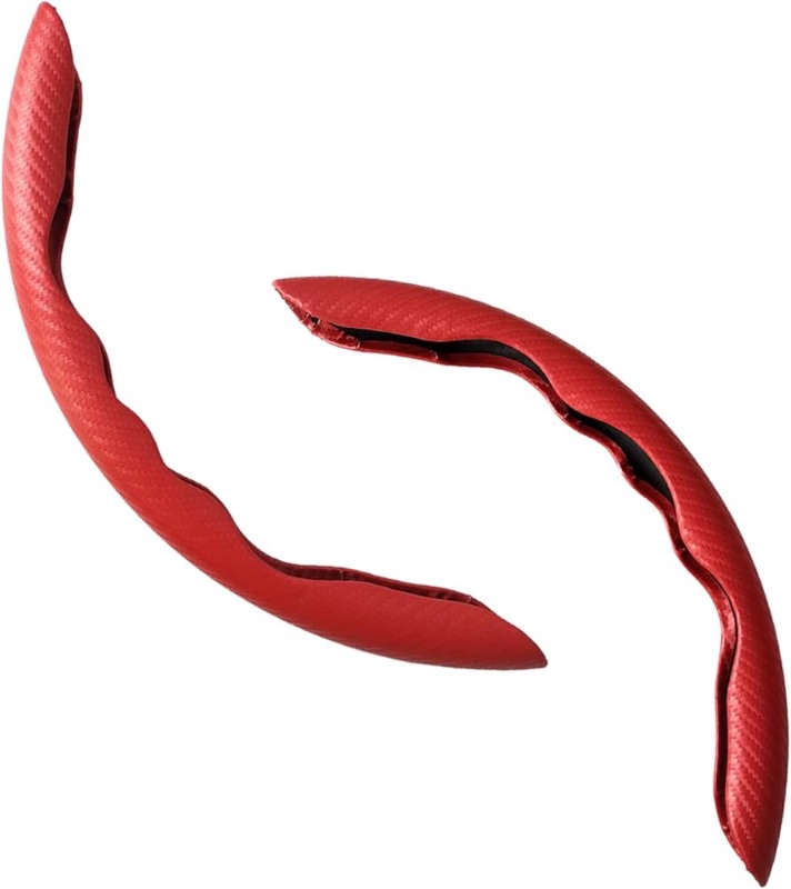 Photo 1 of 
Car Interior Accessories Butterfly Steering Wheel Cover Car Carbon Fiber Anti-Skid Steering Wheel Cover (Red)