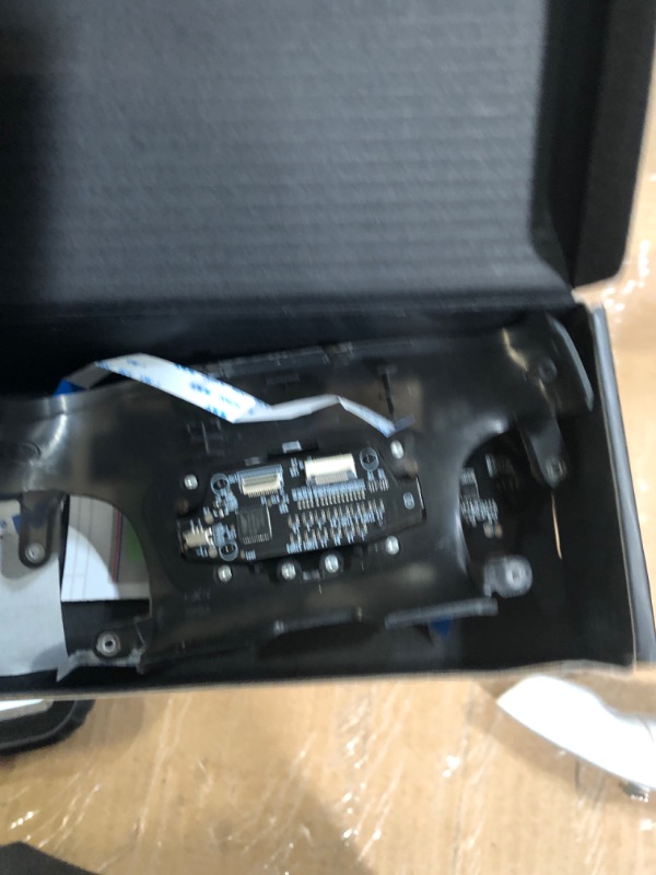 Photo 1 of eXtremeRate Back Buttons Attachment for Nintendo Switch Pro Controller, Clear Black Back Paddles Programable RISE4 Remap Kit for Switch Pro Controller - Controller NOT Included