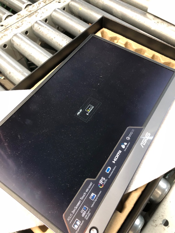 Photo 1 of ASUS ZenScreen Touch Screen 15.6” 1080P Portable USB (MB16AMT) - Full HD (1920 x 1080), IPS, Anti-glare, Built-in Battery, Speakers, Eye Care, USB Type-C, Micro HDMI, Smart Case, 3-Year Warranty