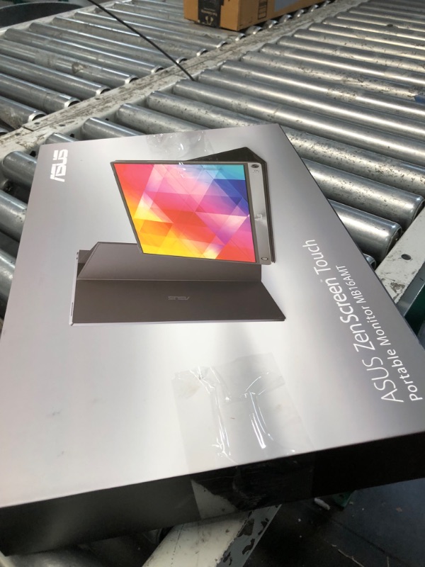 Photo 1 of ASUS ZenScreen Touch Screen 15.6” 1080P Portable USB (MB16AMT) - Full HD (1920 x 1080), IPS, Anti-glare, Built-in Battery, Speakers, Eye Care, USB Type-C, Micro HDMI, Smart Case, 3-Year Warranty
