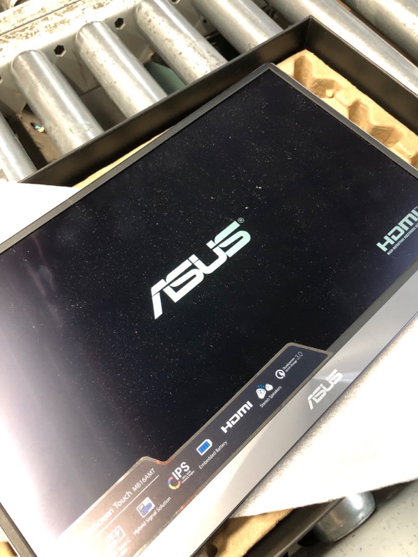 Photo 1 of ASUS ZenScreen Touch Screen 15.6” 1080P Portable USB (MB16AMT) - Full HD (1920 x 1080), IPS, Anti-glare, Built-in Battery, Speakers, Eye Care, USB Type-C, Micro HDMI, Smart Case, 3-Year Warranty