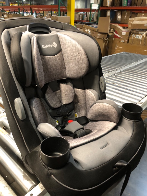 Photo 1 of Safety 1st Grow and Go All-in-One Slim Convertible Car Seat, Rear Facing, 5-40 lbs, Forward Facing (30–65 lbs), High Back Booster Seat 40-100 pounds, Harvest Moon