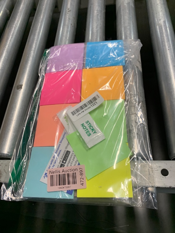Photo 1 of Sticky Notes 3x3 Inches,Bright Colors Self-Stick Pads, Easy to Post for Home, Office, Notebook, 82 Sheets/pad