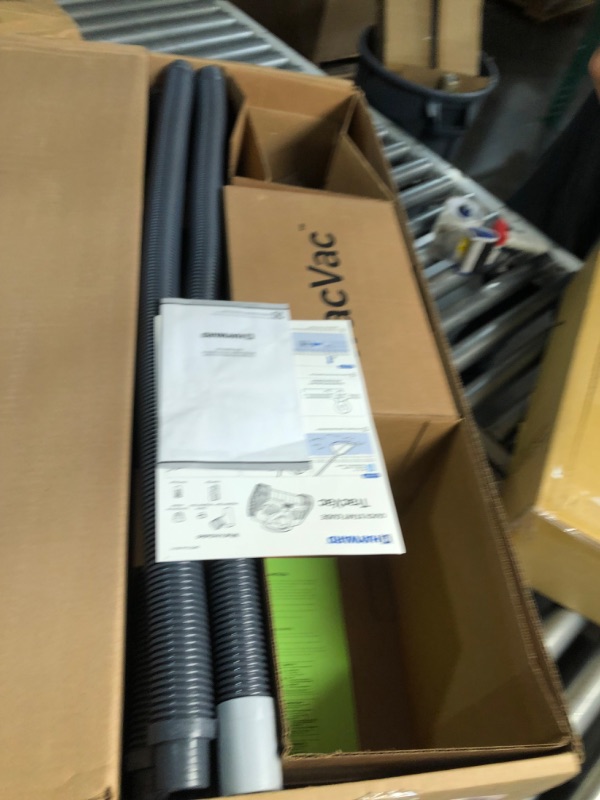 Photo 1 of Hayward TracVac Lightweight Automatic Suction Vacuum Cleaner with Hose and Valve for In Ground Swimming Pool Maintenance, White