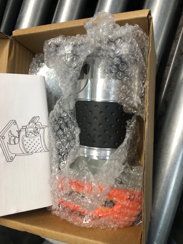 Photo 1 of Nichilas Cordless Trimmer Router, Brushless Hand Edge Trimmer for Wood Working Slotting, Trimming, Carving 1/4" Collet, Compatible with DEWALT 20V MAX Battery (NO BATTERY)