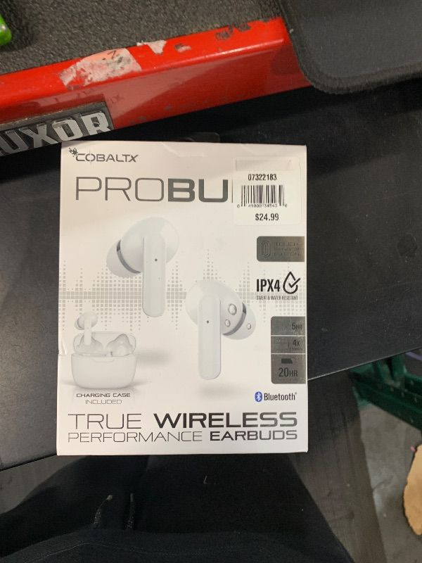 Photo 1 of (stock photo for reference)
cobaltx probuds true wireless  preformance earbuds
