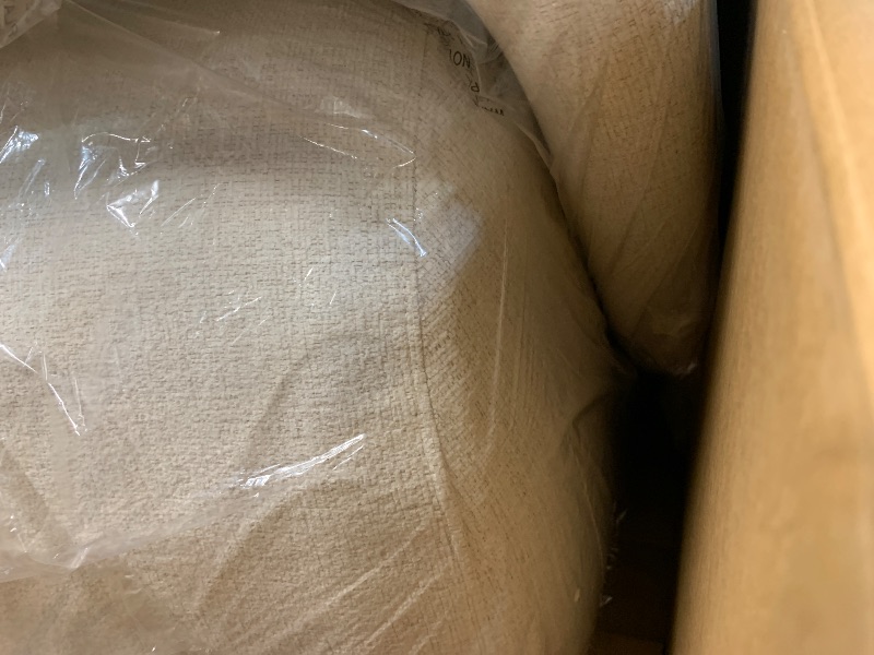 Photo 1 of (stock photo for reference)
CHITA Swivel Barrel Chair, Modern Comfy FSC Certified Upholstered Boucle Accent Chair for Living Room, Fully Assembled, Cream