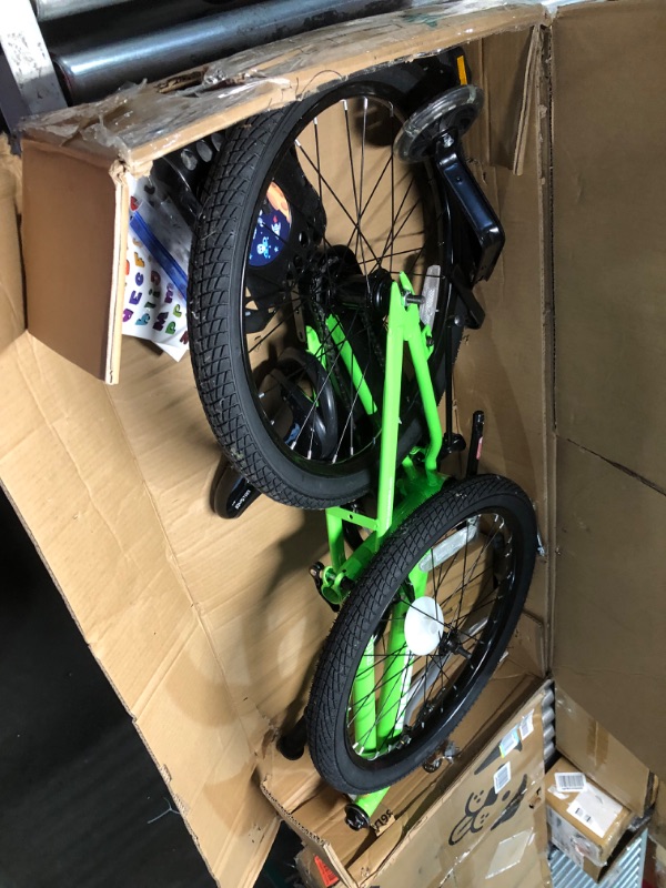 Photo 1 of ***DAMAGED - MISSING PARTS - SEE COMMENTS***
JOYSTAR 20 Inch Kids Bike with Training Wheels 20Inch Boys Bike for Ages 8-12 Year Old Children BMX Kids' Bicycle Green