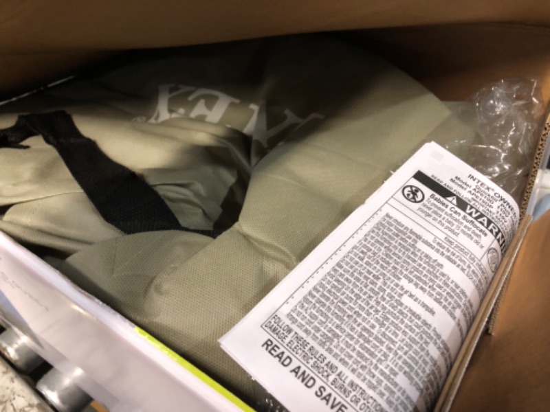 Photo 1 of **UNABLE TO TEST**
Intex 20" Queen Essential Rest Airbed with Internal Pump
