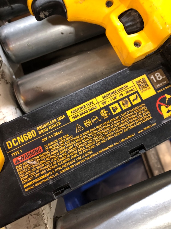 Photo 1 of ***(HEAVILY USED)***
Dewalt 20V MAX XR Lithium-Ion Cordless 18-Gauge Narrow Crown Stapler (Tool Only)