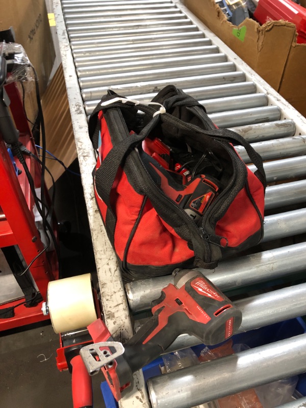 Photo 1 of ***STOCK PHOTO REFERENCE ONLY - MISSING BATTERIES***
****PARTS ONLY****
Milwaukee 2691-22 18-Volt Compact Drill and Impact Driver Combo Kit