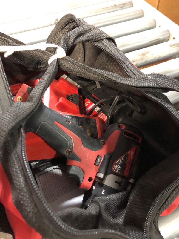 Photo 1 of ***STOCK PHOTO REFERENCE ONLY - MISSING BATTERIES***
****PARTS ONLY****
Milwaukee 2691-22 18-Volt Compact Drill and Impact Driver Combo Kit