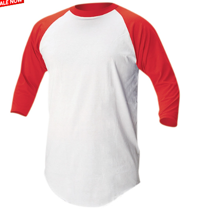 Photo 1 of ***STOCK PHOTO REFERENCE ONLY*** ASSORTED Youth Baseball/Softball 3/4 Sleeve Shirt - S-L
