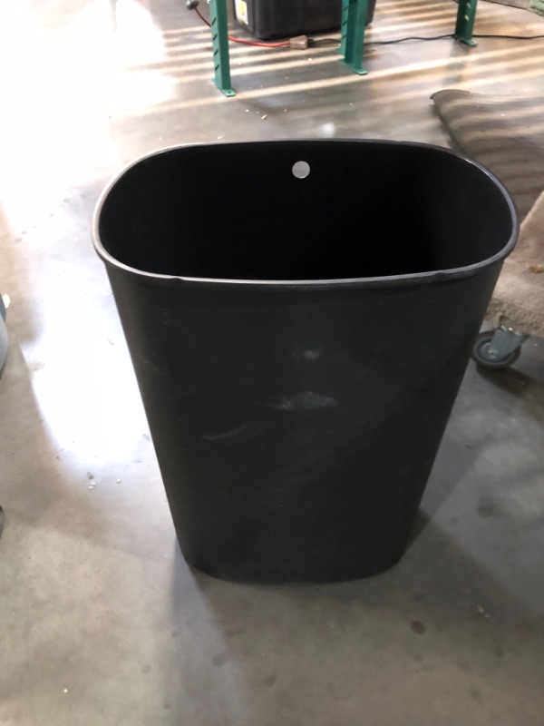 Photo 1 of ***HEAVILY USED AND DIRTY - NO LID - SEE PICTURES***
Kitchen Trash Can with Lid, 13 Gallon Automatic Garbage Can for Bathroom Bedroom Home Office 50 Liter Touch Free High-Capacity Brushed Waste Bin