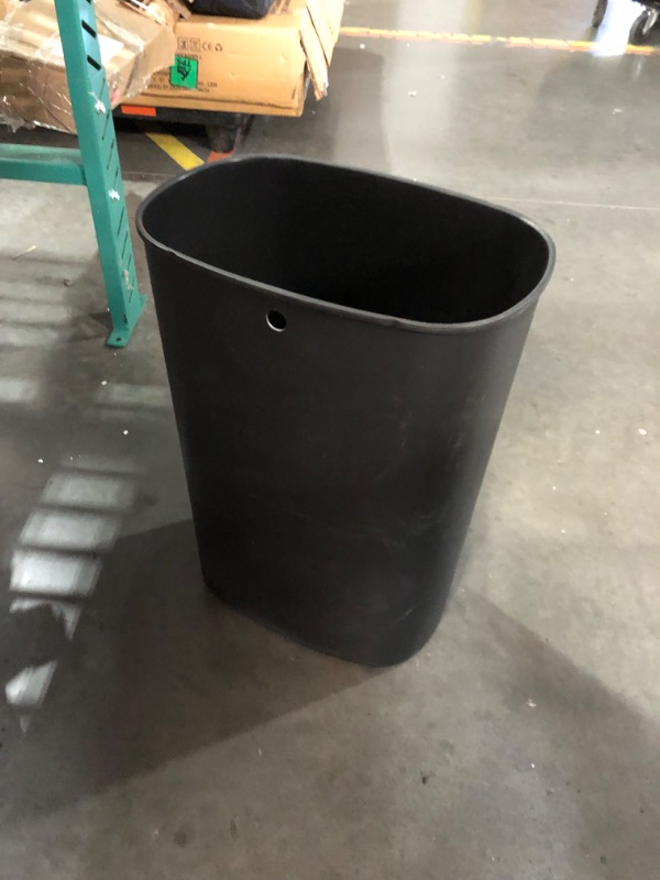 Photo 1 of ***HEAVILY USED AND DIRTY - NO LID - SEE PICTURES***
Kitchen Trash Can with Lid, 13 Gallon Automatic Garbage Can for Bathroom Bedroom Home Office 50 Liter Touch Free High-Capacity Brushed Waste Bin