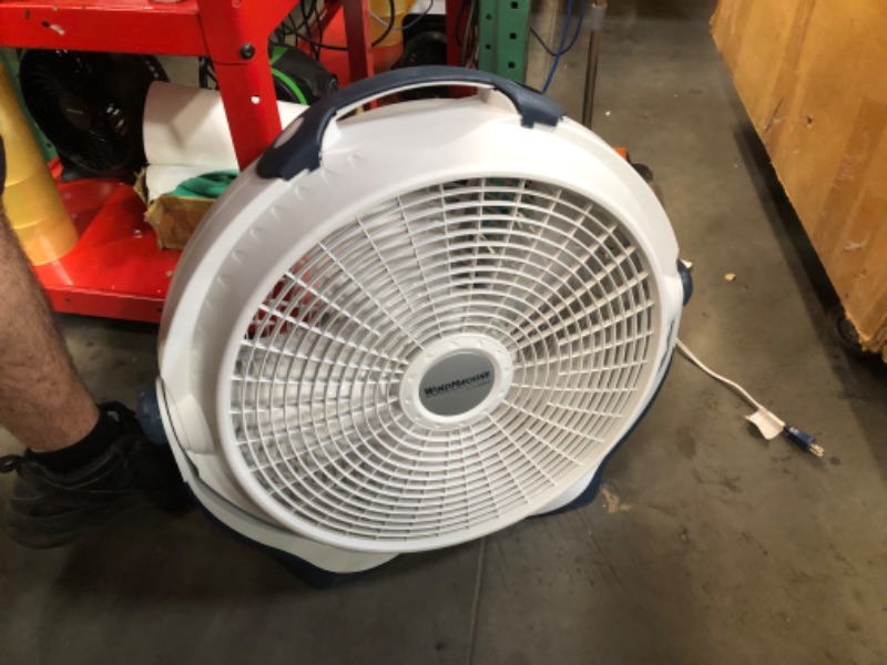 Photo 1 of *** - MAJOR DAMAGE - SEE COMMENTS***
Lasko Wind Machine Air Circulator Floor Fan, 3 Speeds, Pivoting Head for Large Spaces, 20", 3300, White White Fan
