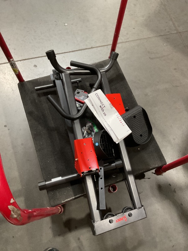 Photo 1 of ** PARTS ONLY**
Sunny Health & Fitness Stair Stepper w/Handlebar, Extended Step Range Climber Machine for Legs, Core and Glute Workouts, Connection with Free SunnyFit® App
