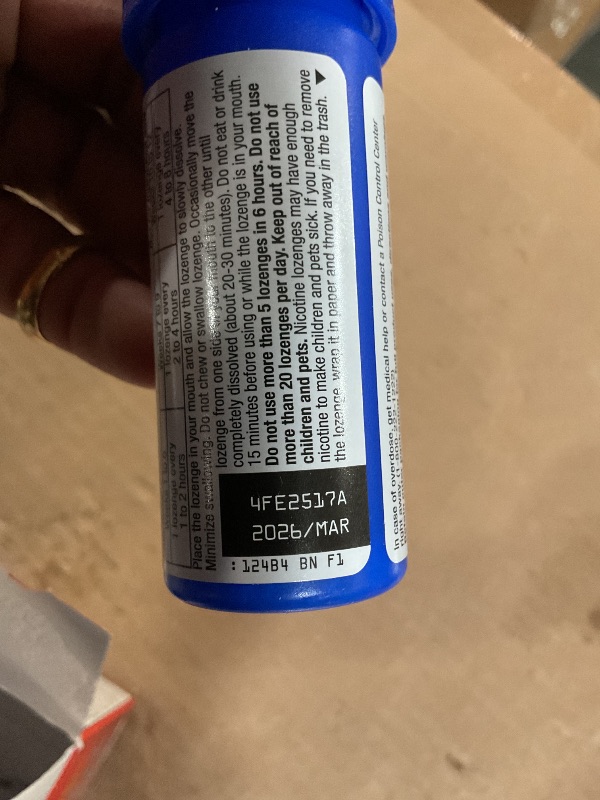 Photo 1 of ***(PARTIAL SET/ ONLY 2/ SEE NOTES)***
Amazon Basic Care Nicotine Polacrilex Lozenge 2 mg, Cherry Flavor, Stop Smoking Aid, 72 Count