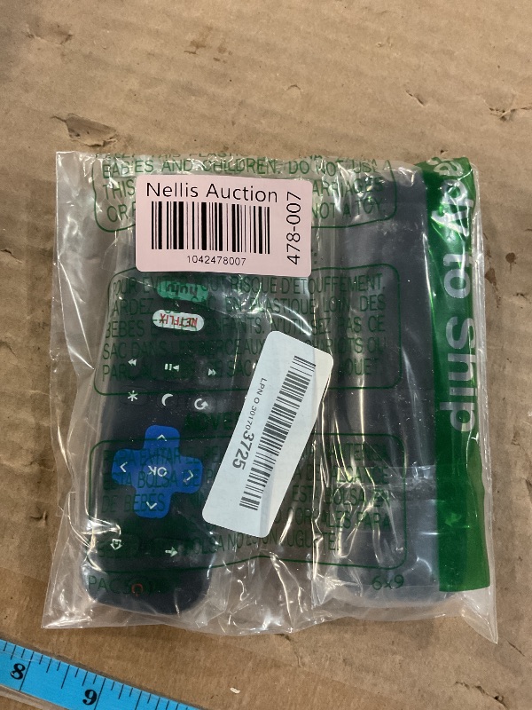 Photo 1 of (Pack of 2) Replacement-Remote-Control for Roku-TV,Compatible for TCL Roku/Hisense Roku/Onn Roku/Philips Roku Smart TVs(Not for Roku Stick and Box)