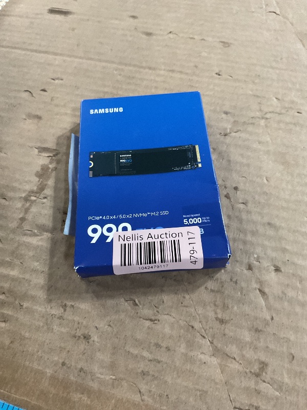 Photo 1 of ***(NO RETURNS OR REFUNDS/ FOR PARTS ONLY/ NON FUNCTIONAL)***
SAMSUNG 990 EVO SSD 2TB, PCIe Gen 4x4, Gen 5x2 M.2 2280 NVMe Internal Solid State Drive, Speeds Up to 5,000MB/s, Upgrade Storage for PC Computer, Laptop, MZ-V9E2T0B/AM, Black