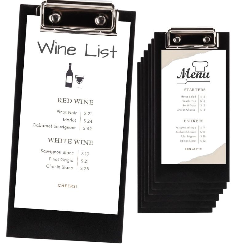 Photo 1 of ***(MISSING PARTS ONLY 8 AND TWO DIFFERENT DESIGNS)***
Olbia 10-Pack Wood Check Presenters for Restaurants, Server Book, Menu Holder for Cafes, Wooden Clip Board, Cute Waitress Book Organizer, Server Note Pads, Guest Check Book 8" x 4" (Gray Wood)