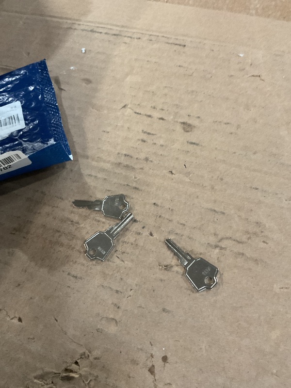 Photo 1 of (3) KeyPower 101E-225E Keys for HON File Cabinet & Office Furniture & Desk, Also Compatible with 101-225 H N R S T Series,Pre Cut to Key Code: 123E