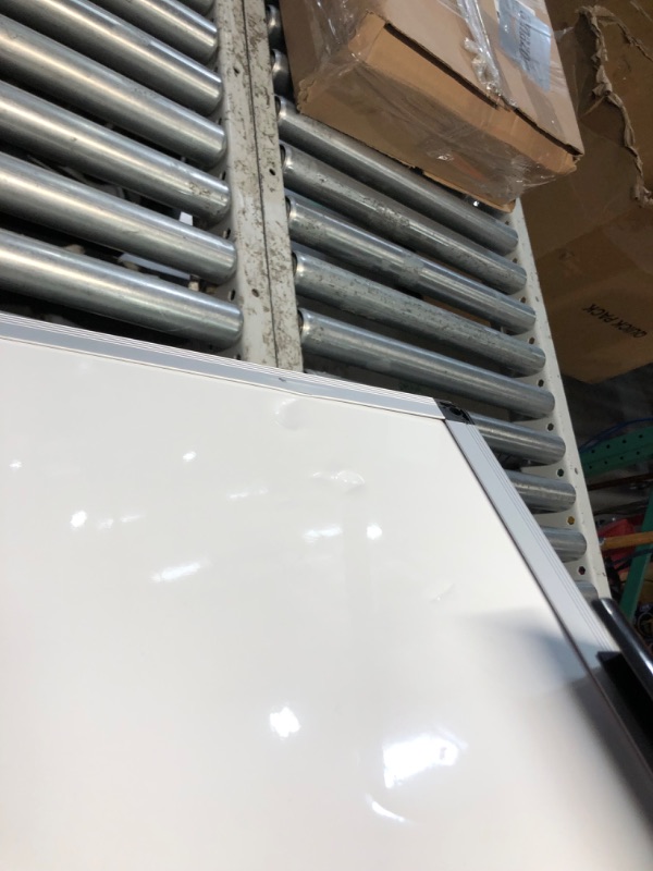 Photo 1 of ***DAMAGED - DENTED - NO PACKAGING - SEE PICTURES***
VIZ-PRO Magnetic Dry Erase Board, 24 X 18 Inches, Silver Aluminium Frame