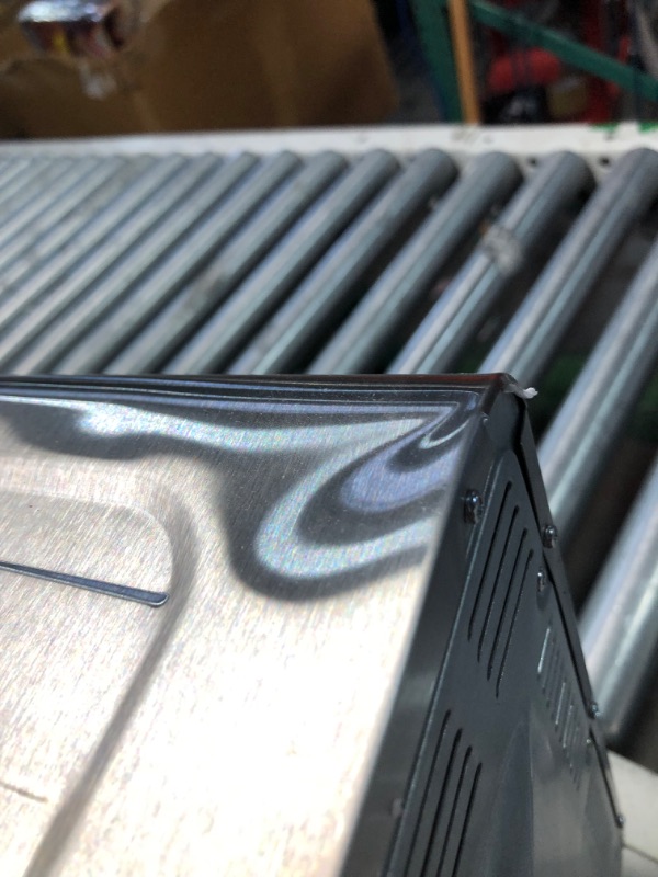Photo 1 of ***DAMAGED - DENTED - SEE PICTURES - LIKELY MISSING PARTS - UNABLE TO TEST***
Breville BOV950BSS Joule Smart Oven Air Fryer Pro Countertop Oven, Brushed Stainless Steel