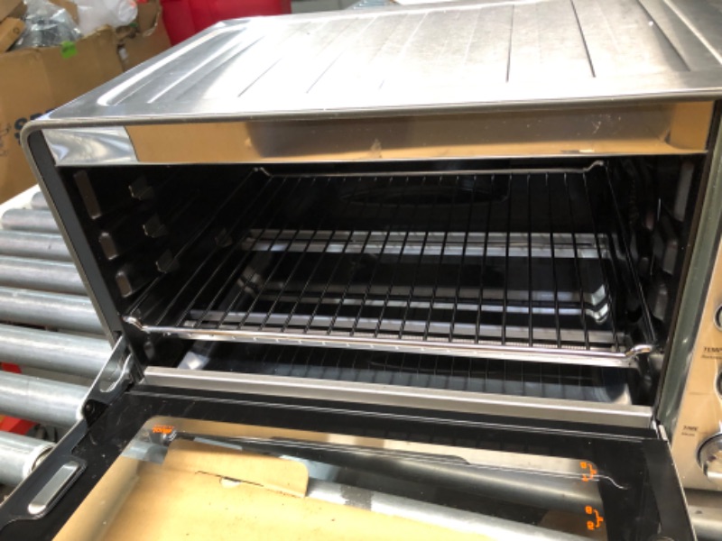 Photo 1 of ***DAMAGED - DENTED - SEE PICTURES - LIKELY MISSING PARTS - UNABLE TO TEST***
Breville BOV950BSS Joule Smart Oven Air Fryer Pro Countertop Oven, Brushed Stainless Steel