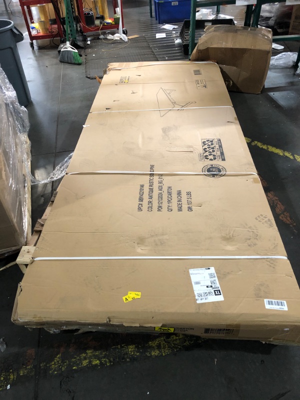 Photo 1 of ***FACTORY SEALED***TRAILER PICKUP ONLY***Flash Furniture Hercules Series 9' x 40" Rustic Solid Pine Folding Dining Table, Rectangular Antique Farmhouse Dining and Event Extension Table
