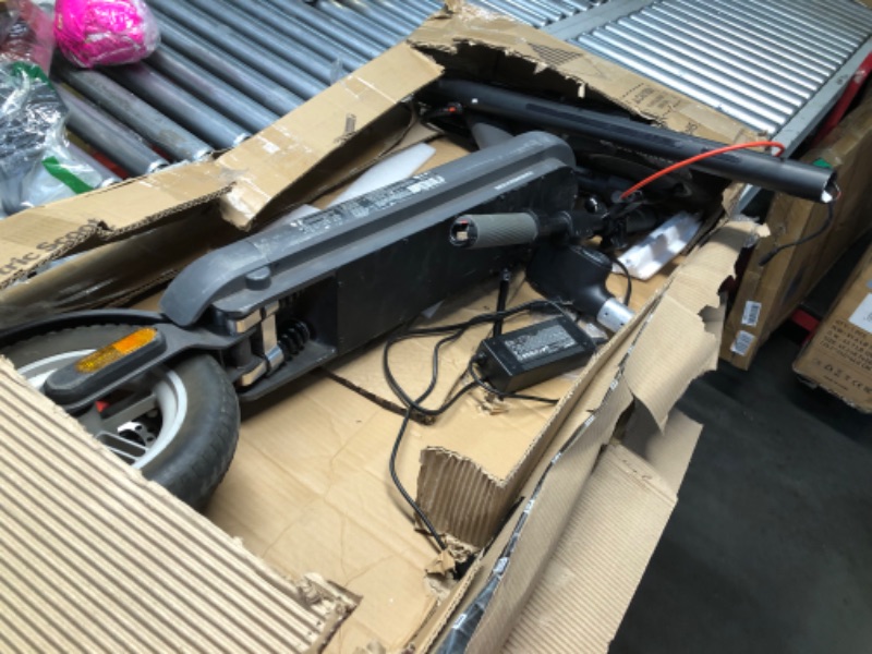 Photo 1 of (Used)(sold for parts/repair)5TH Wheel V40 PRO Electric Scooters, 48V 800W Peak Motor & 20 MPH, 24.9 Miles Range, 10" Solid Tires, Front-N-Rear Suspension and Ambient Light
