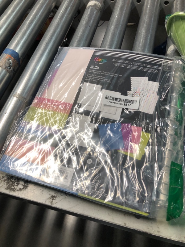 Photo 1 of Happy Planner Undated Plans + Notes Monthly Planner Notebook Journal, 12-Month Planner, Colorblock Brights Theme, Big Size, 95 Pages, 4 Dividers, 12 Planner Sticker Sheets, 8 1/2" x 11"