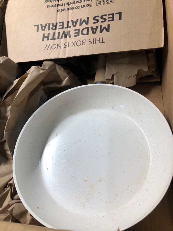 Photo 1 of GoodCook Healthy Ceramic Titanium-Infused 10” Fry Pan, Light Blue – Induction Cookware, Nonstick Cooking Pan, Frying Pan Skillet for Eggs, Meats, Vegetables, Sauces, Warming Tortillas