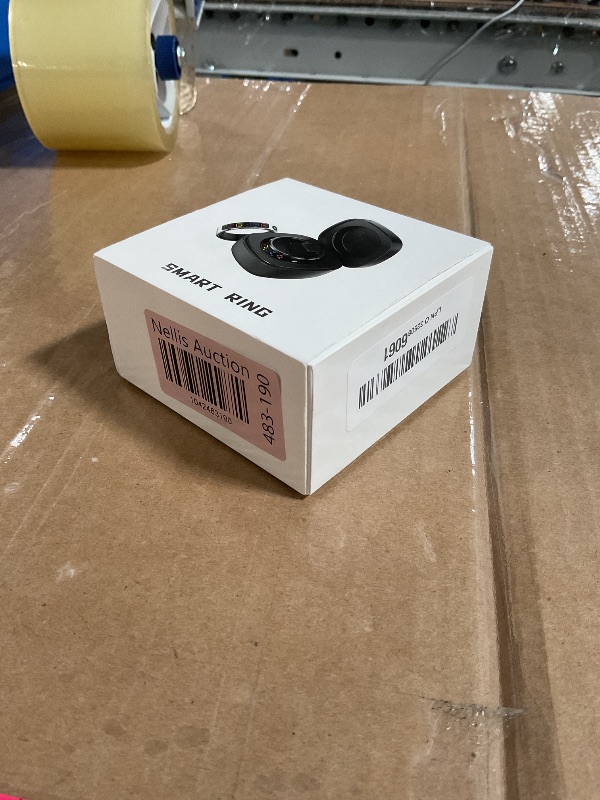 Photo 1 of Smart Ring Fitness Tracker with Color Display Screen, IP68 Waterproof Fitness Ring with Charging Case, Health Ring for iOS Android, Activity Tracker, SIZE 10