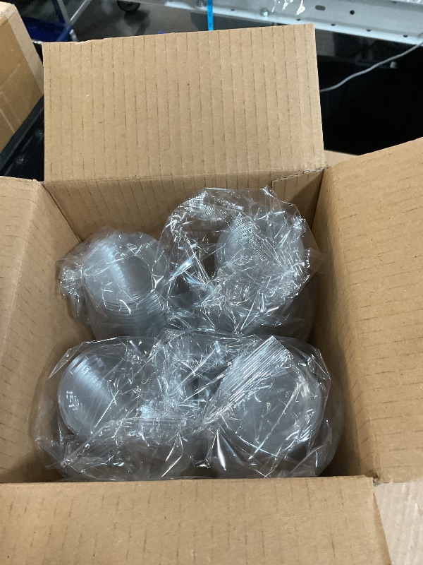 Photo 1 of [200 COUNT] HAKOWARE 8 oz Ultra Clear Disposable Plastic Cold Cups, Disposable Cups 8 oz for Wedding & Party, Plastic Cocktail Cups, Disposable Clear Cups for Iced Coffee & Cold Beverage