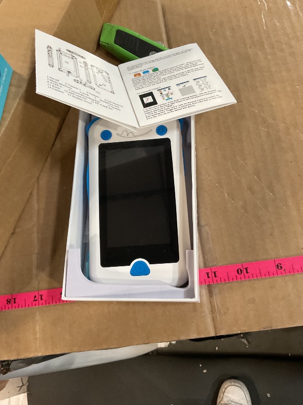 Photo 1 of *USED FOR PARTS OR REPAIR*FKATEEN Kids Smart Phone with Flip Camera - Christmas & Birthday Gifts for Girls & Boys Ages 3-12, Mobile Phone with MP3, WiFi, AR Zoo & Puzzle Games - Blue