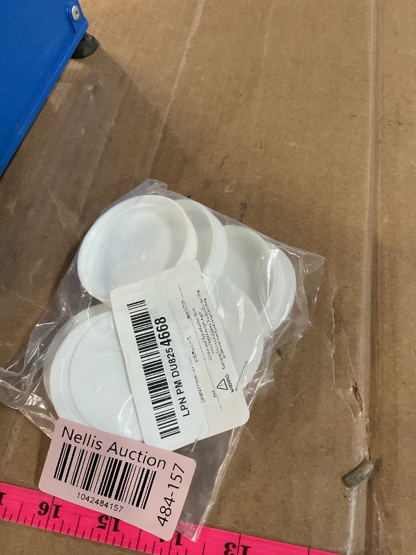 Photo 1 of (6-Pack) Calvana 53mm Reusable Water Jug Caps, Lids for 3 and 5 Gallon Water Jug, Water Bottle Cover Screw Top, Compatible with American Maid Plastic Water Bottles and Jugs Ranging, PP Material, White