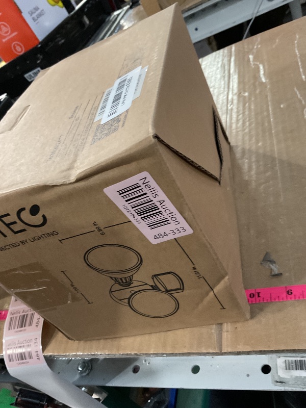 Photo 1 of LUTEC 3200 Lumen 32W LED Motion Activated Integrated Dual-Head Flood Light Outdoor, Motion Sensor Light Outdoor, Dusk to Dawn Exterior Security Wall Light for Patio Garden,Bronze