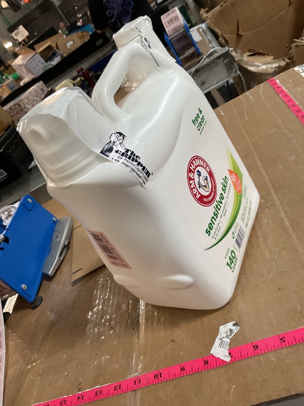 Photo 1 of ***NON-REFUNDABLE**
Arm & Hammer Sensitive Skin Free & Clear, 140 Loads Liquid Laundry Detergent, 140 Fl oz
