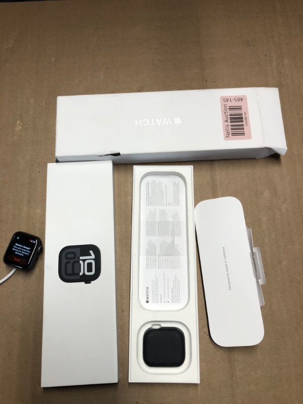 Photo 1 of **LOCKED** FOR PARTS ONLY** FINAL SALE**

Restored Apple Watch Series 4 (GPS+Cellular, 40mm) - Space Gray Aluminum Case - Black Sport Band (Refurbished)
