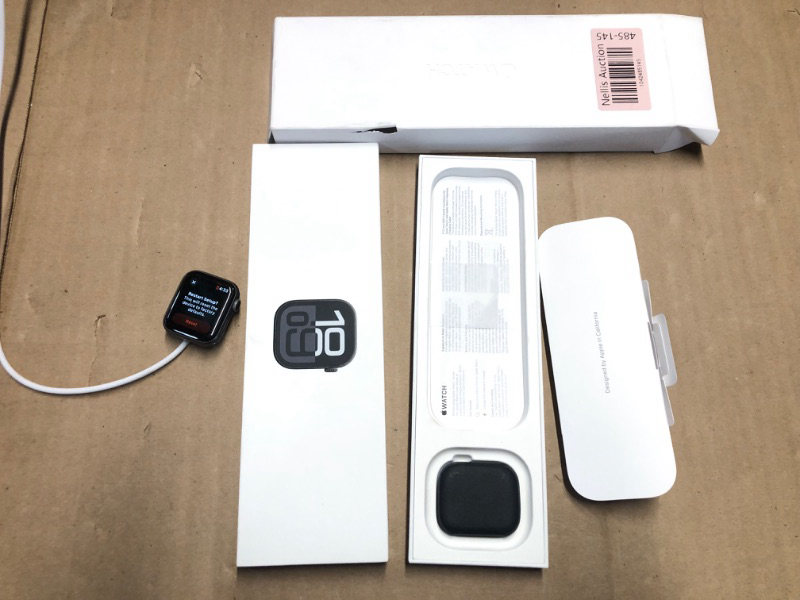 Photo 1 of **LOCKED** FOR PARTS ONLY** FINAL SALE**

Restored Apple Watch Series 4 (GPS+Cellular, 40mm) - Space Gray Aluminum Case - Black Sport Band (Refurbished)
