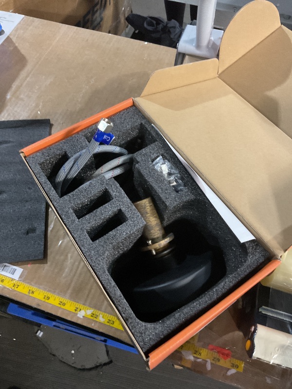 Photo 1 of ***(NO RETURNS OR REFUNDS/ FOR PARTS ONLY/ NON FUNCTIONAL)***
RULIA (Upgraded) Hot and Cold Glass Rinser, Temperature Control, High Pressure Metal Cup Rinser, Multi-azimuthfor Cleaner for Cups, Matte Black, RB6004