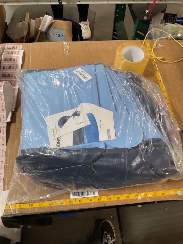 Photo 1 of Jecoo Dog Pool for Large Dogs Kiddie Pool Hard Plastic Foldable Dog Bathing Tub Portable Outside Kids Swimming for Pets and Dogs Outdoor Backyard