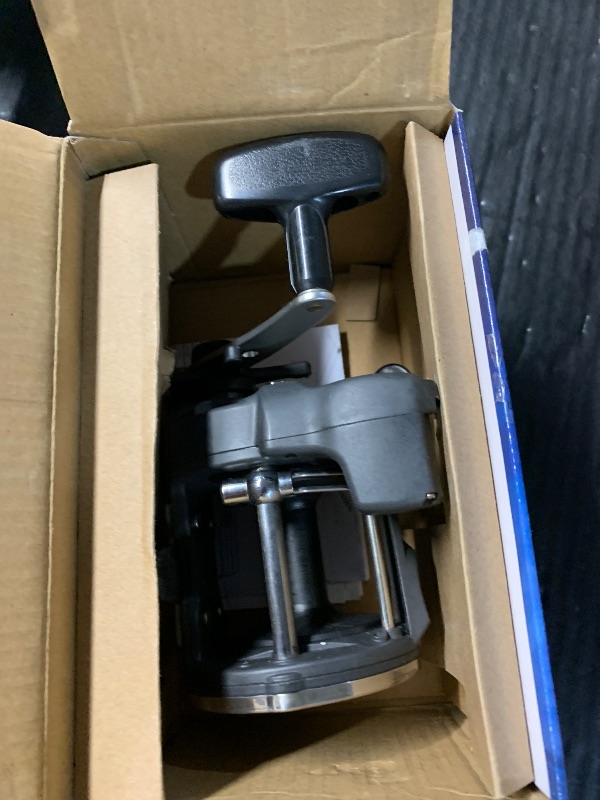 Photo 1 of ***(PARTS ONLY/ MAJOR DAMAGE/ SEE NOTES)***Okuma Magda Pro Line Counter Levelwind Trolling Reel, Small, Black/Silver, MA-30DX