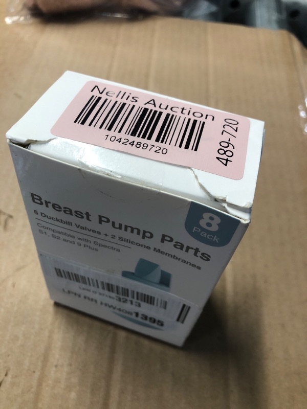 Photo 1 of [8-Count] Papablic Duckbill Valves and Silicone Membrane Compatible with Spectra S1, S2 and 9 Plus Breastpumps, Not Original Spectra Pump Parts, BPA/DEHP Free, Blue